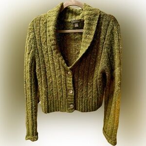 Vintage Absinthe Emerald / Olive Green Sweater